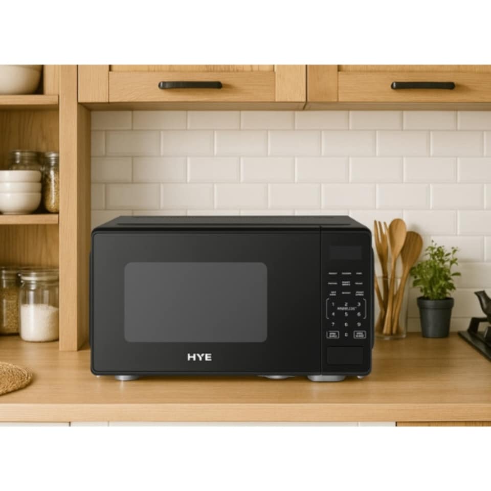 image 1 of HYE 20L 700W Freestanding Digital Microwave Oven - Black - SA01DM207B13