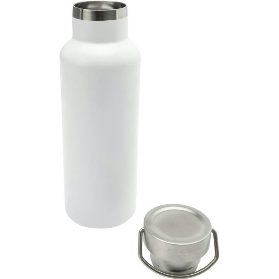 image 1 of Thor Recycled Stainless Steel 500ml Water Bottle - White - One Size