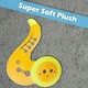 image 5 of Saxophone Soft Toy Cute Plushie Huggable Cuddly Stuffed Toy 16cm Yellow
