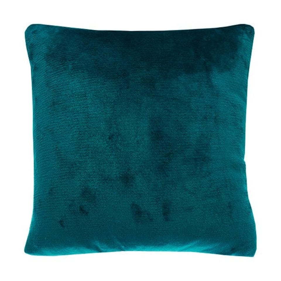 Walton & Co Cashmere Touch Peacock Cushion