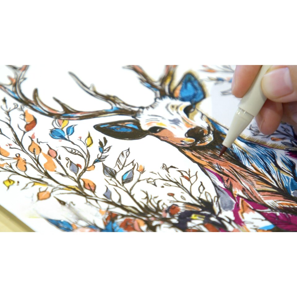 image 1 of Artline Supreme Brush Pens Assorted 36 Pack Multi