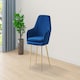 image 8 of MOF Dining chair Armchair with Armrest & Backrest Upholstered seat with Metal legs T05 Pink