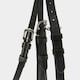 image 4 of Salisbury Buckingham Leather Horse Bridle - Black - Full