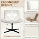 image 4 of Yaheetech Fabric Swivel Desk Chair for Home Office N/A | Beige