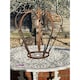 image 3 of Crown Planter Plant Pins/ Garden Art - L22.9 x W22.9 x H48.3 cm - Bare Metal/Ready to Rust