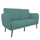 image 2 of Brittany Sofa Bed in Light Blue fabric Blue | LIGHT BLUE LINEN