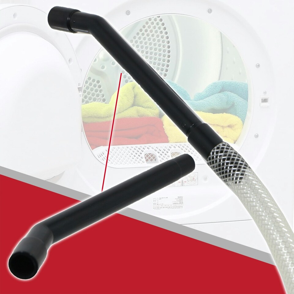image 1 of SPARES2GO Car Valet Mini Micro Attachment Kit + Flexible Crevice Tool for Numatic Henry Hetty Vacuum Cleaner (32mm)