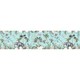 image 5 of Unique Jungle Print Duck Egg Lampshade with Palm Trees, Sloths and Elephants | Blue | Duck Egg | 1