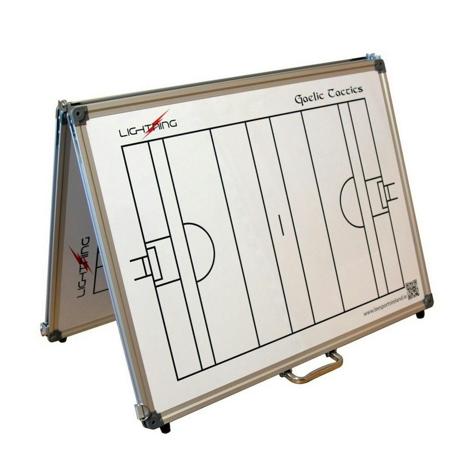 image 1 of Lightning Foldable Sport Tactic Board - White - 90cm x 60cm