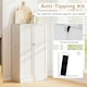 image 5 of COSTWAY Kitchen Cupboard Buffet Pantry Cabinet with Countertop White