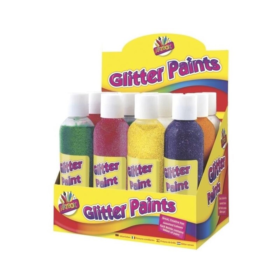 image 1 of 200ml Glitter Paints Single Bottle