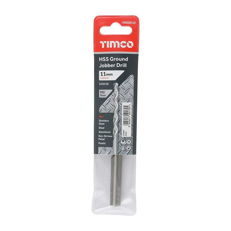 image 1 of Timco - Ground Jobber Drills - HSS M2 (Size 11.0mm - 1 Each)