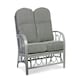 image 2 of Desser Bali Grey Rattan 2 Seater Sofa Set in Slate - Conservatory Sofa Suite