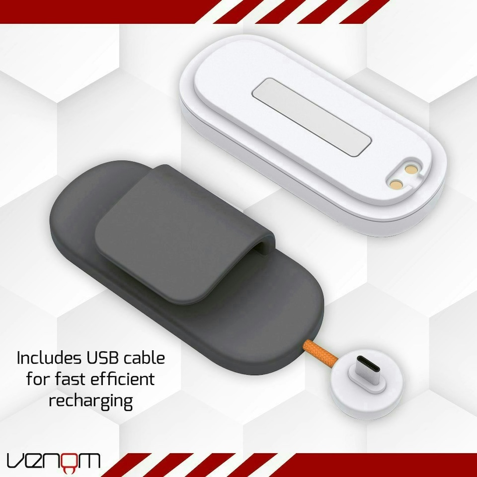 image 1 of Venom Rechargeable 3000mAh Power Bank for Meta Quest 3 / 3S White