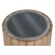 image 2 of Side table Home ESPRIT Natural Fir MDF Wood 36 x 36 x 45 cm N/A