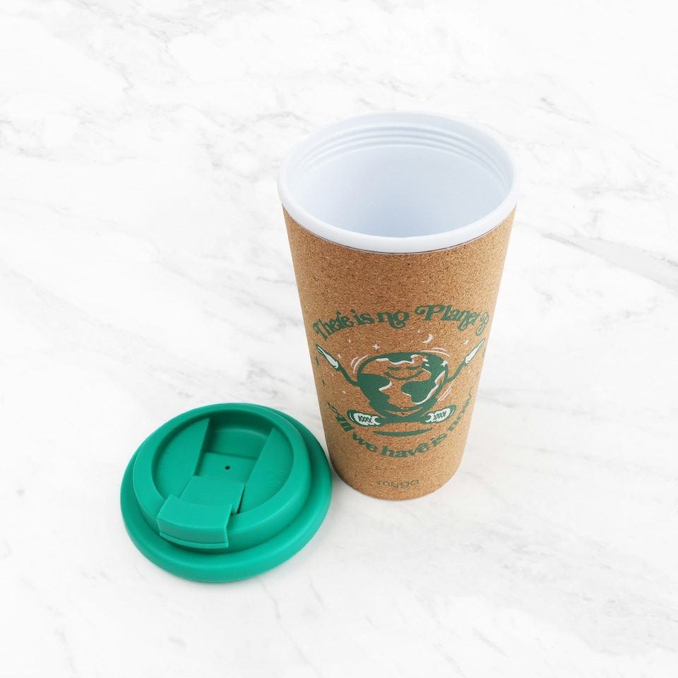 image 1 of Myga Double Walled Cork Cup - Planet B