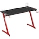 image 1 of HOMCOM Gaming Desk with Gamepad Holder Cup Holder Headphone Hook