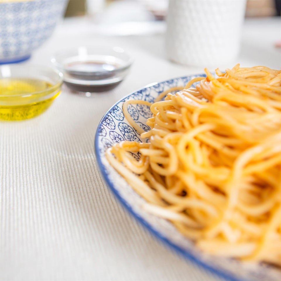 image 1 of Nicola Spring Hand-Printed Dinner Plates - 25.5cm - 3 Colours - Pack of 6 | Multi | Multi