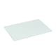 image 4 of Harbour Housewares 6pc Glass Placemats - White - 30 x 20cm - Sleek, Heatproof Table Mats White
