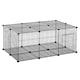image 1 of PawHut DIY Pet Playpen Cage 22 Piece w/Door Bunny Chinchilla Hedgehog Guinea Pig