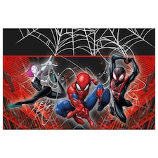 Spider-Man World of Webs Marvel Plastic Tablecover 1.8m x 1.2m