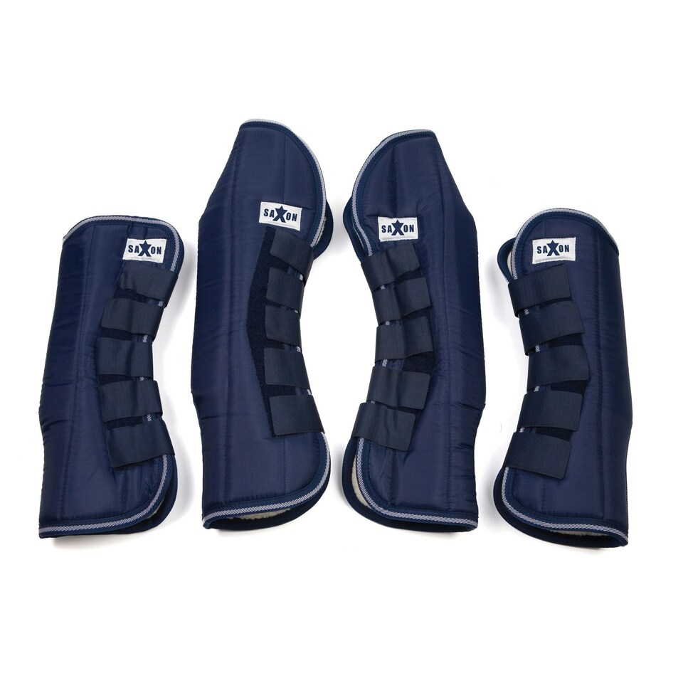 Saxon Travel Boots - Navy - Full