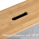 image 4 of Christow Bathroom Tidy Box Grey Bamboo Toilet Roll Cleaning Bottle Storage Unit