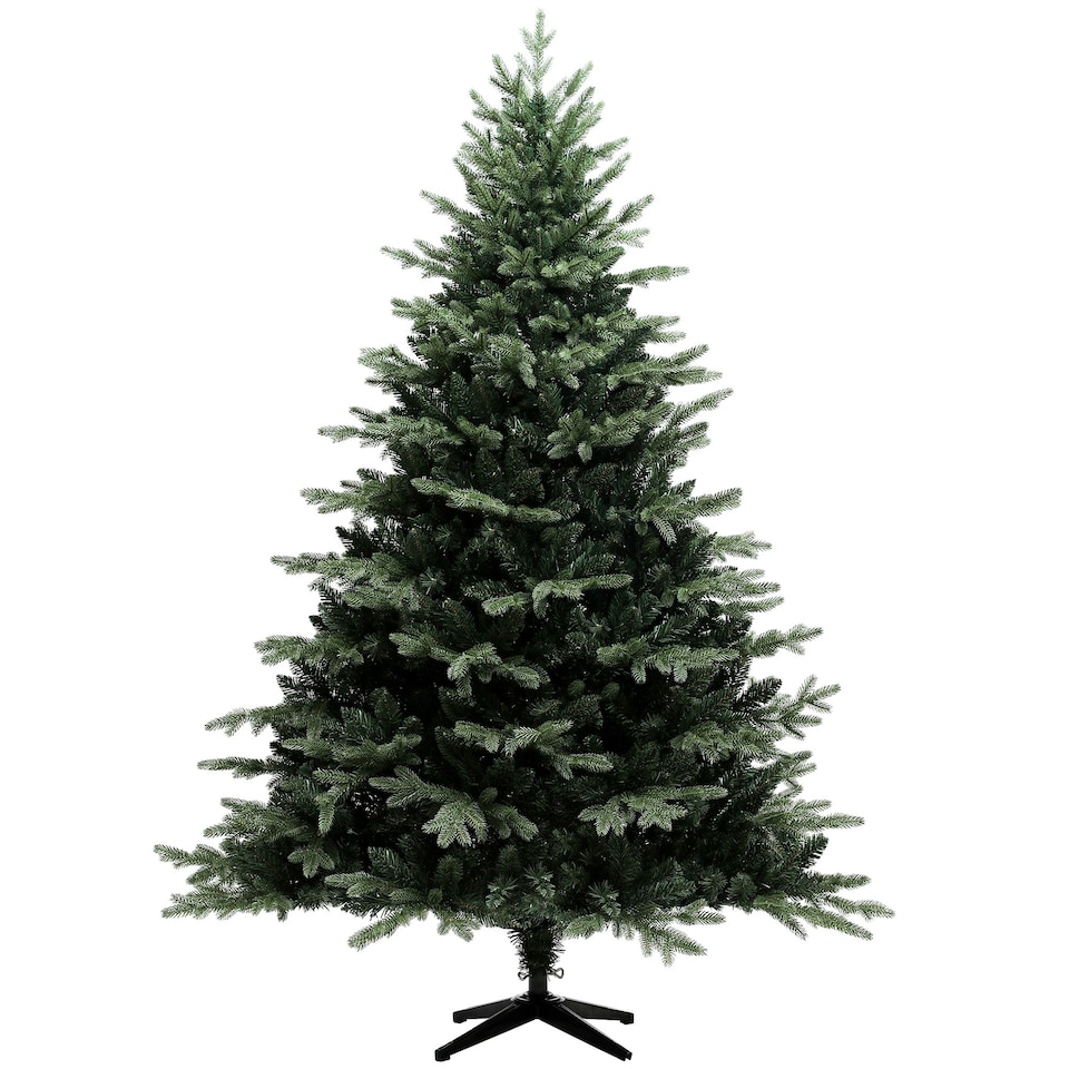 image 1 of HOMCOM 7ft Artificial Spurce Christmas Tree with 3116 Branches