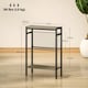 image 7 of HOMCOM Side Table with Storage, Small Table for Living Room, Bedroom Grey