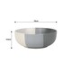 image 5 of 16pc 3tone Dipped Grey Set