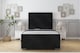 image 1 of Sloomy Harrington Black Naples Bed Frame With 50" Upholstered Headboard 5' King