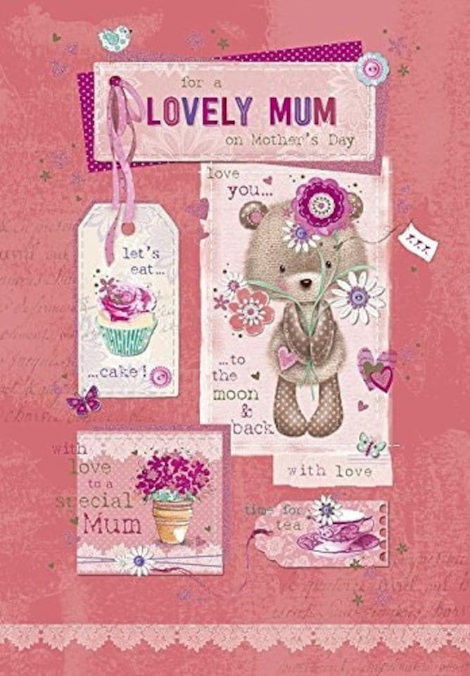 image 1 of Lovely Mum On Mother's Day Nice Verse Quality Greeting Card