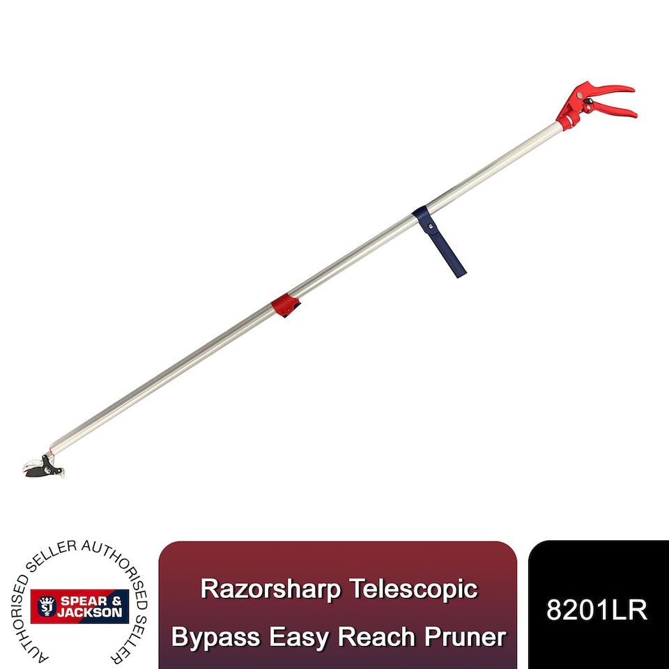 image 1 of Spear & Jackson 8201LR Razorsharp Telescopic Bypass Easy Reach Pruner