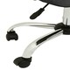 image 5 of Interiors by Premier Brent Grey Leather Effect Home Office Chair