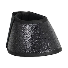 HyIMPACT Glitter Over Reach Boots - Black Glitter - Pony