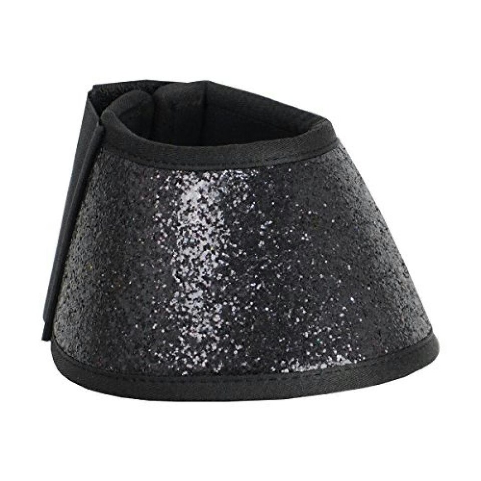 HyIMPACT Glitter Over Reach Boots - Black Glitter - Pony