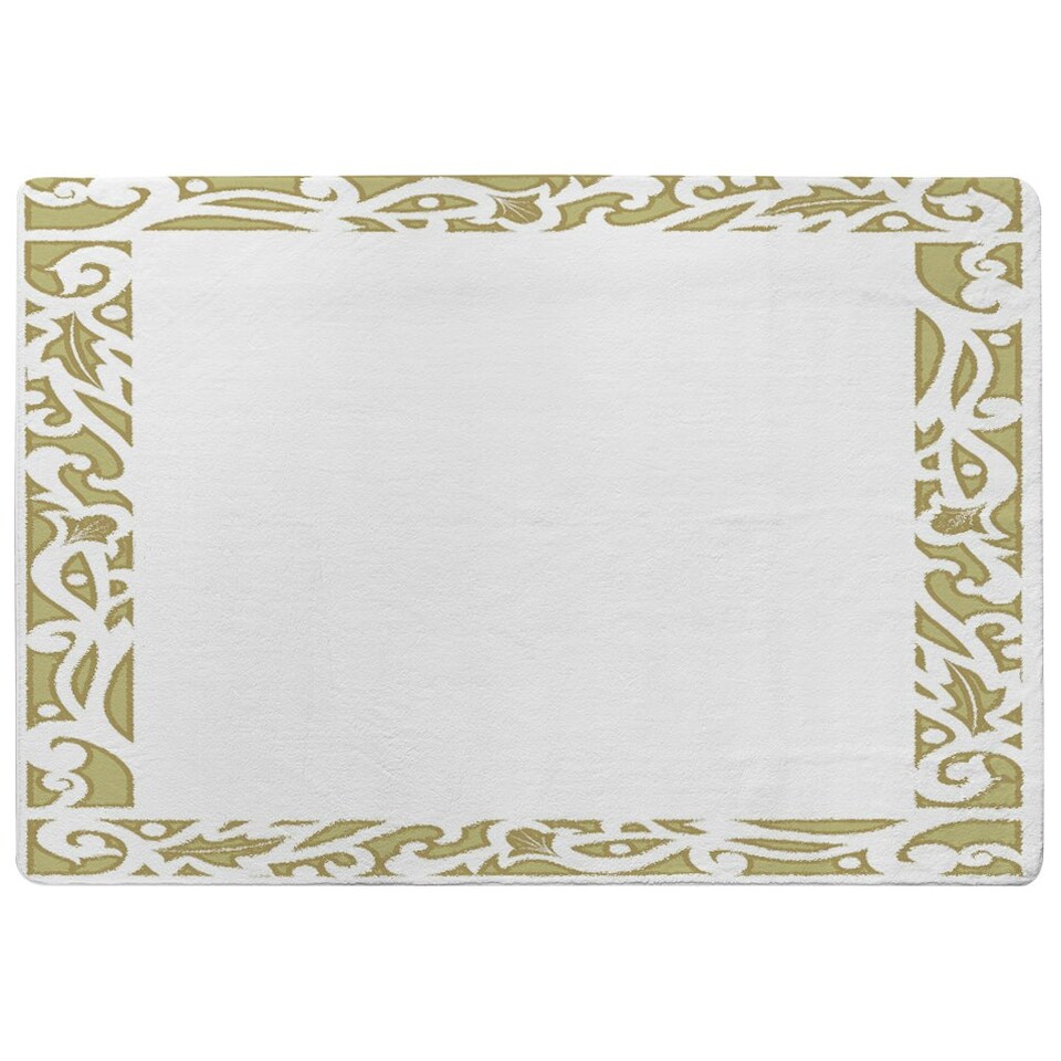 image 1 of Egyptian Hieroglyphs Golden Border (Rug) Multi | Small: 60x110cm