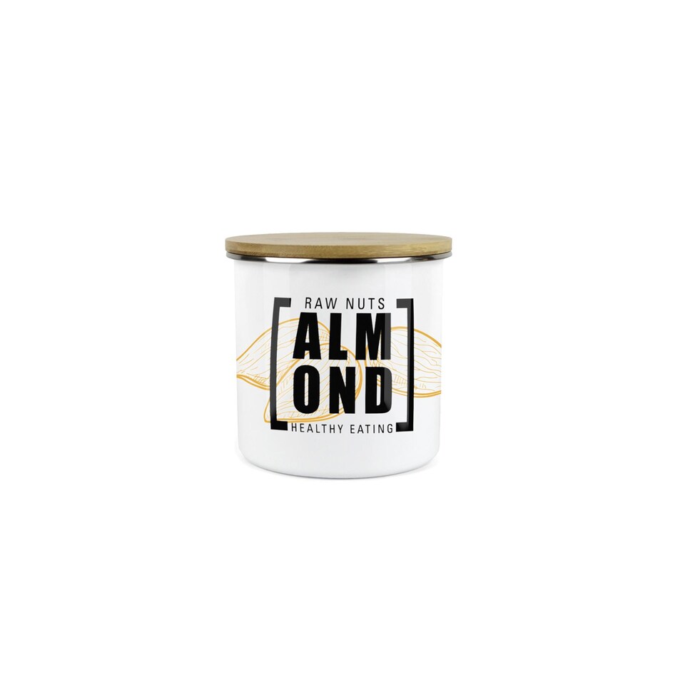 image 1 of Classic Snacks Storage Pot - Almonds