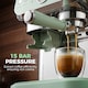 image 5 of HOMCOM Espresso Machine, Bean Grinder & Steam Wand, 15 Bar Pressure