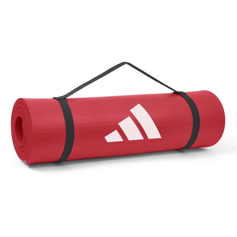 image 1 of Adidas 10mm Fitness Mat, 183 x 61 cm NBR Anti-Slip (Red) | Multi | Red | 183 (L) x 61 (W) x 1 (H) cm