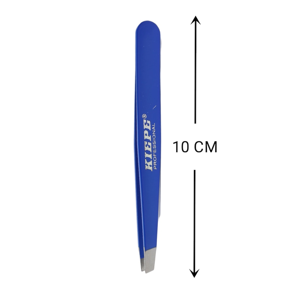 image 1 of Kiepe - Tweezer Oblique Tip Navy Blue 10cm