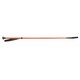 image 1 of Shires Thread Stem Horse Riding Whip - Orange - 26in