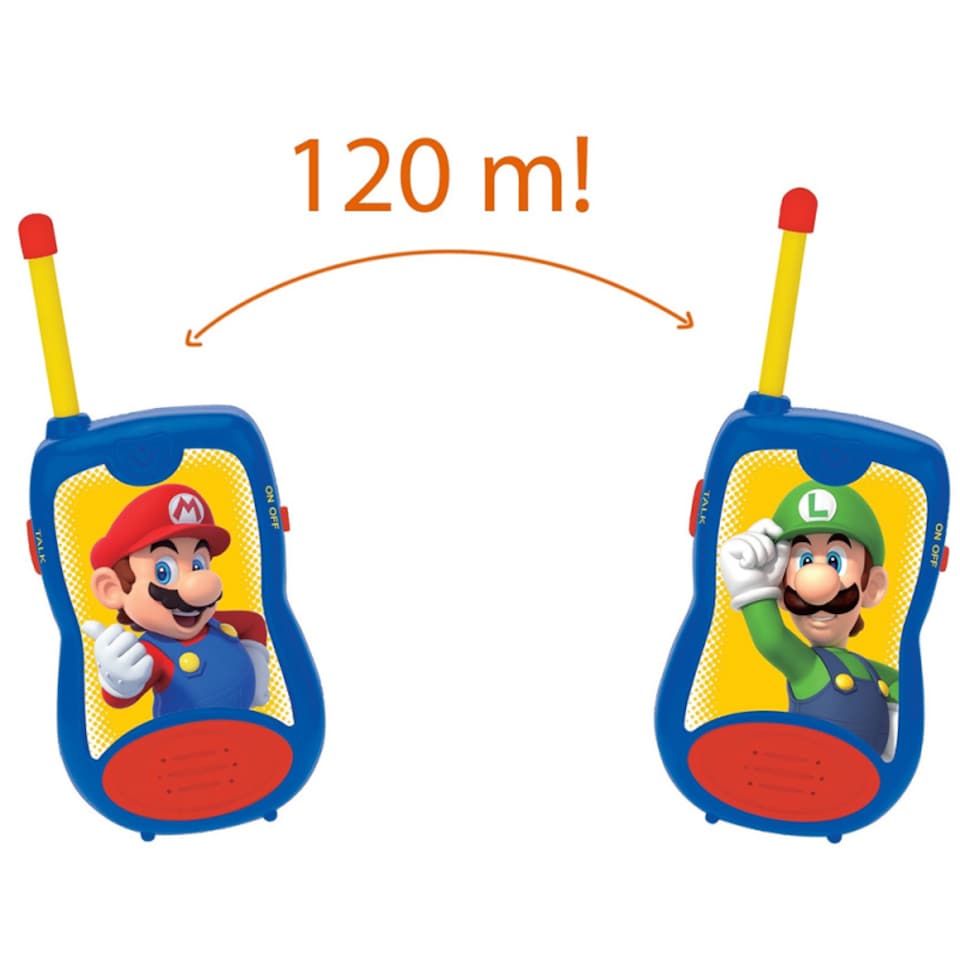 image 1 of Lexibook TW12NI Super Mario Walkie-Talkies 120M