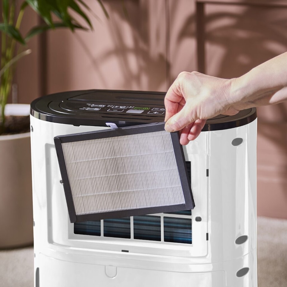 image 1 of MORPHY RICHARDS 12L DEHUMIDIFIER WHITE