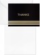 image 3 of Gold Foil Pack of 40 in 4 Designs Thank You Cards
