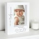image 3 of Personalised 'Truly Blessed' Naming Day 5x7 Box Photo Frame White | One Size