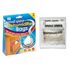 Pack of 2 Small Space Dehumidifier Bags 36gm