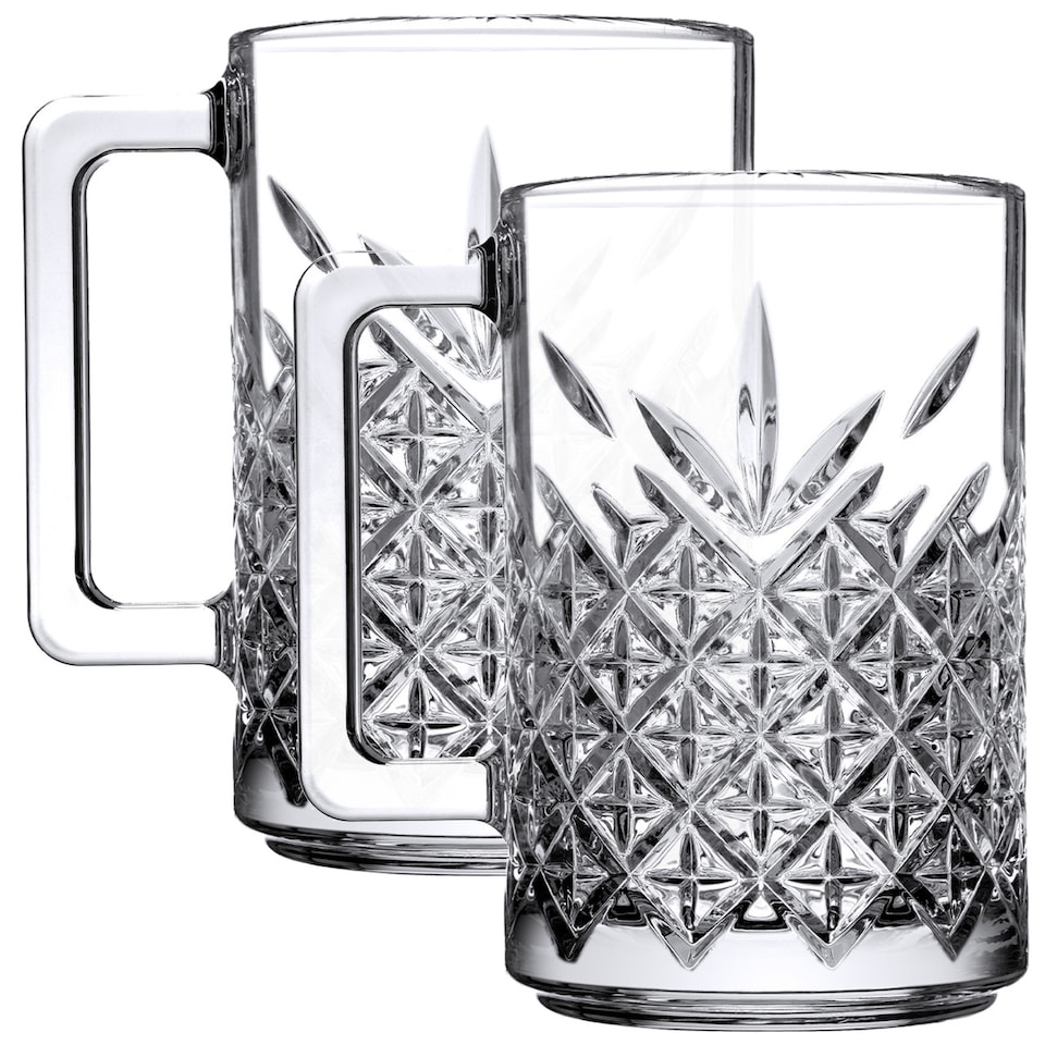 image 1 of Glass Mugs Cups 315ml | Clear | 2