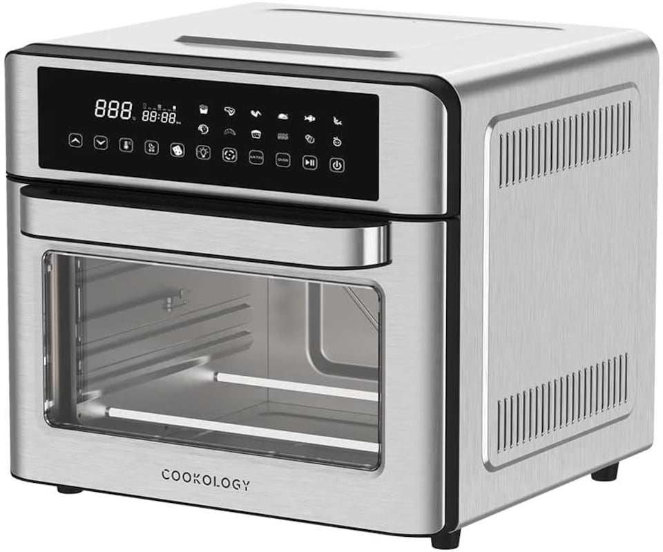image 1 of Cookology 25L Air Fryer Oven with Touch Controls - CAF250DI Stainless Steel