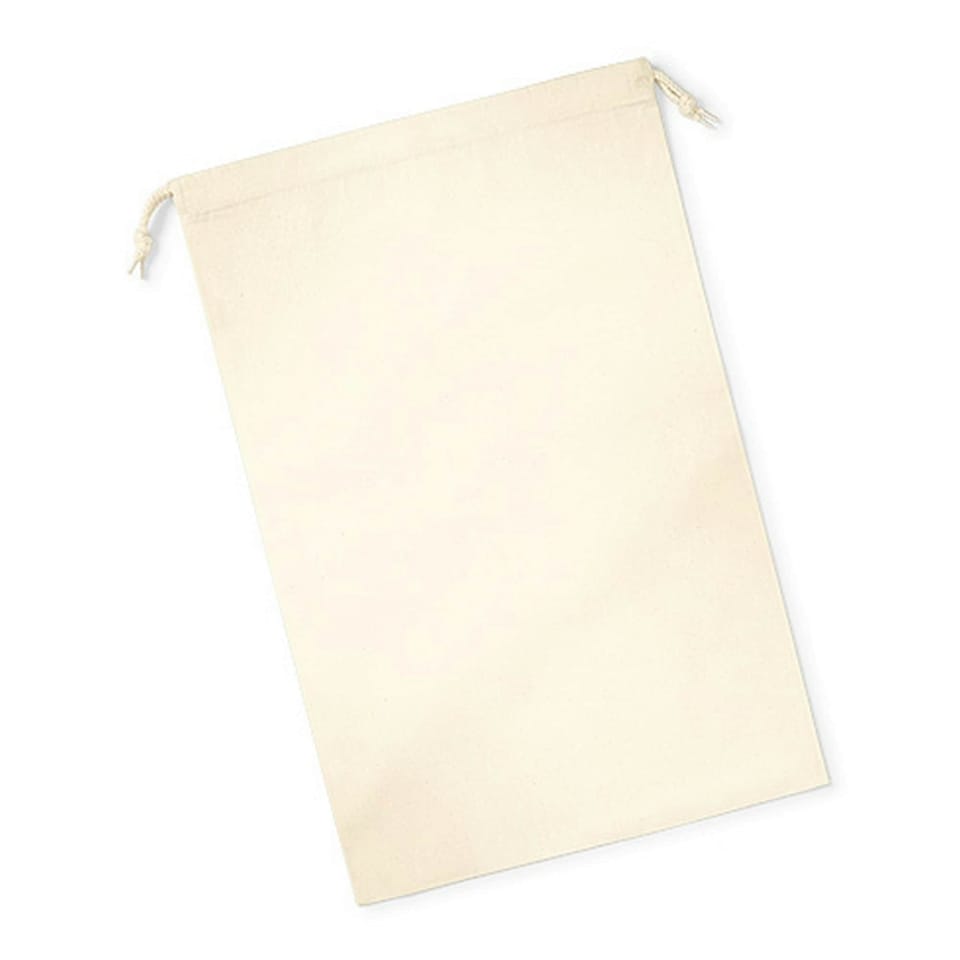 image 1 of Westford Mill Organic Premium Cotton Stuff Bag - Natural - S | Cream | S